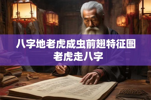 八字地老虎成虫前翅特征图  老虎走八字