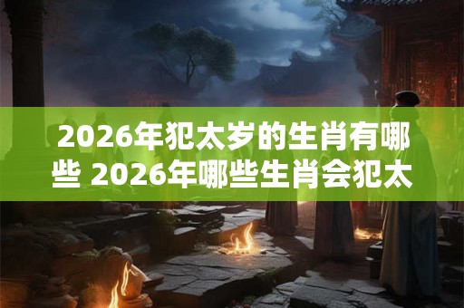 2026年犯太岁的生肖有哪些 2026年哪些生肖会犯太岁