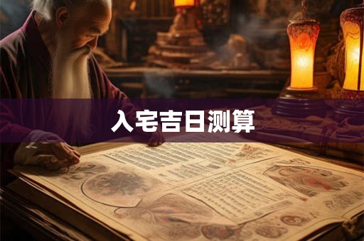 入宅吉日测算