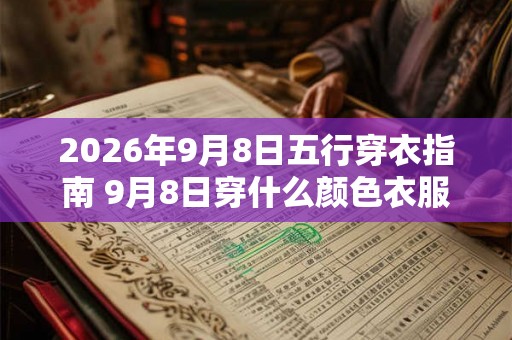 2026年9月8日五行穿衣指南 9月8日穿什么颜色衣服 2026年9月8日五行穿衣指南 9月8日穿什么颜色衣服