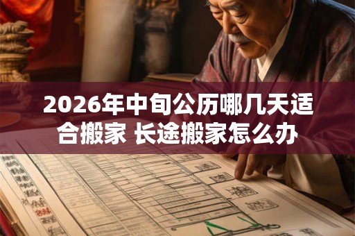 2026年中旬公历哪几天适合搬家 长途搬家怎么办 2026年中旬公历哪几天适合搬家 长途搬家怎么办