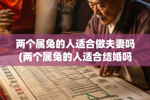两个属兔的人适合做夫妻吗(两个属兔的人适合结婚吗？)