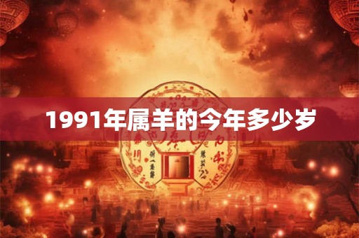 1991年属羊的今年多少岁