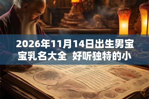 2026年11月14日出生男宝宝乳名大全  好听独特的小名