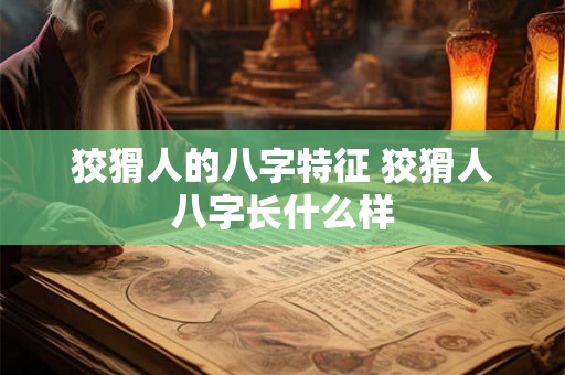 狡猾人的八字特征 狡猾人八字长什么样