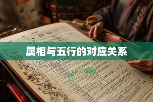 属相与五行的对应关系