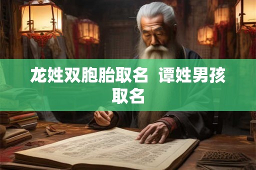 龙姓双胞胎取名 谭姓男孩取名 龙姓双胞胎取名 谭姓男孩取名