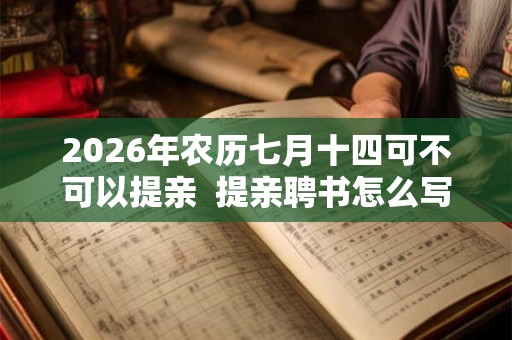 2026年农历七月十四可不可以提亲  提亲聘书怎么写