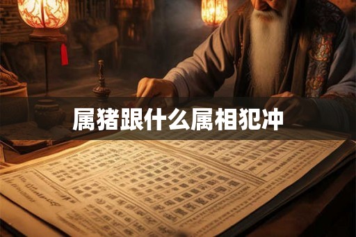 属猪跟什么属相犯冲