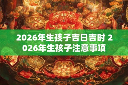 2026年生孩子吉日吉时 2026年生孩子注意事项