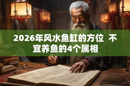 2026年风水鱼缸的方位 不宜养鱼的4个属相 2026年风水鱼缸的方位 不宜养鱼的4个属相