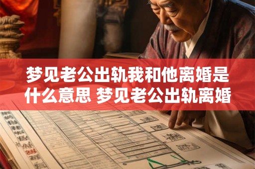 梦见老公出轨我和他离婚是什么意思 梦见老公出轨离婚有什么含义