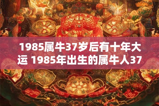 1985属牛37岁后有十年大运 1985年出生的属牛人37岁后有十年大运吗