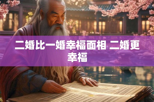 二婚比一婚幸福面相 二婚更幸福