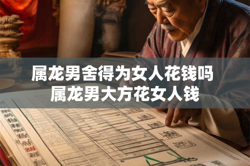 属龙男舍得为女人花钱吗 属龙男大方花女人钱