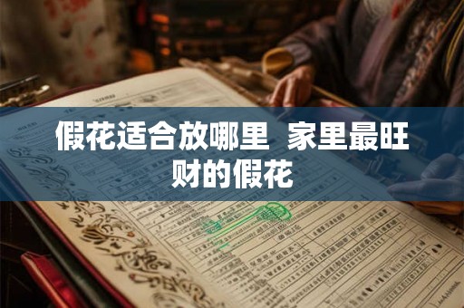 假花适合放哪里  家里最旺财的假花