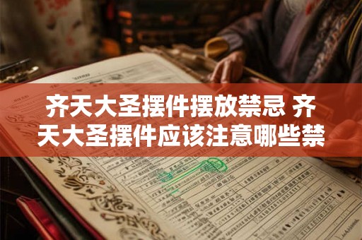 齐天大圣摆件摆放禁忌 齐天大圣摆件应该注意哪些禁忌摆放方式