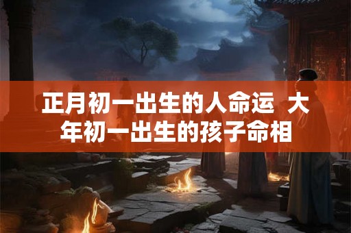 正月初一出生的人命运  大年初一出生的孩子命相