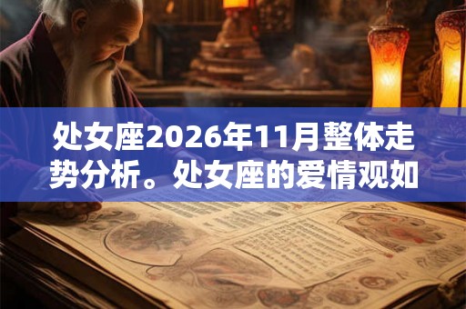处女座2026年11月整体走势分析。处女座的爱情观如何