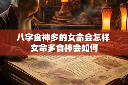 八字食神多的女命会怎样 女命多食神会如何 八字食神多的女命会怎样 女命多食神会如何