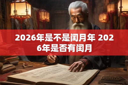 2026年是不是闰月年 2026年是否有闰月