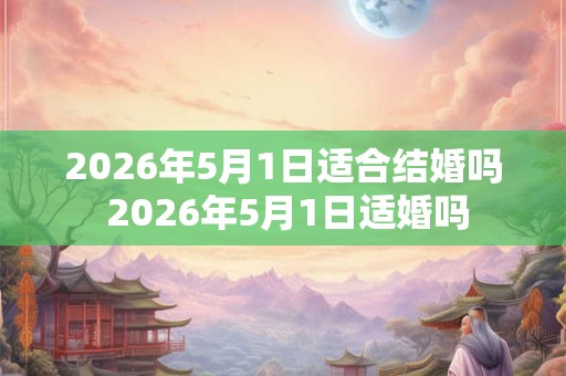 2026年5月1日适合结婚吗 2026年5月1日适婚吗 2026年5月1日适合结婚吗 2026年5月1日适婚吗
