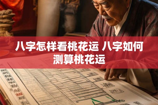 八字怎样看桃花运 八字如何测算桃花运