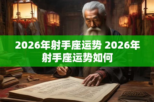 2026年射手座运势 2026年射手座运势如何