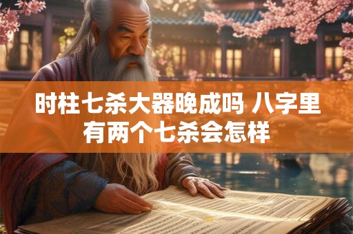 时柱七杀大器晚成吗 八字里有两个七杀会怎样