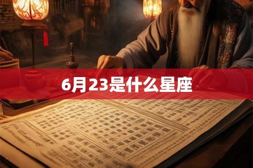 6月23是什么星座 6月23是什么星座
