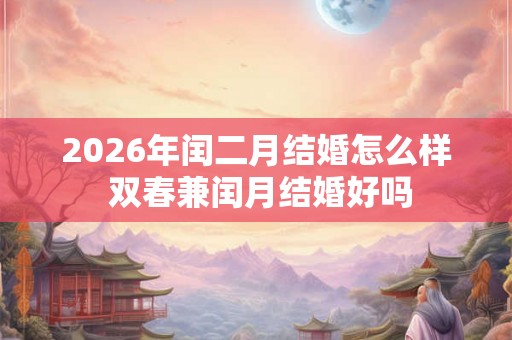 2026年闰二月结婚怎么样 双春兼闰月结婚好吗 2026年闰二月结婚怎么样 双春兼闰月结婚好吗
