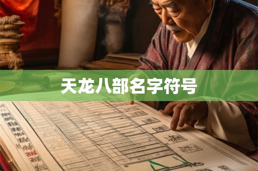 天龙八部名字符号