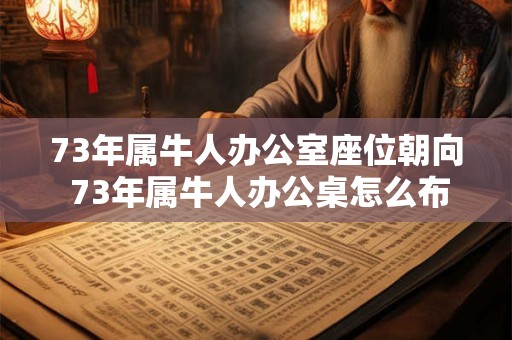 73年属牛人办公室座位朝向 73年属牛人办公桌怎么布置旺事业