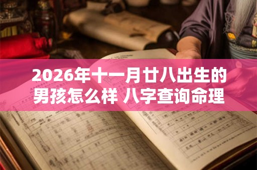 2026年十一月廿八出生的男孩怎么样 八字查询命理