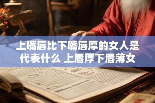 上嘴唇比下嘴唇厚的女人是代表什么 上唇厚下唇薄女人象征何 上嘴唇比下嘴唇厚的女人是代表什么 上唇厚下唇薄女人象征何