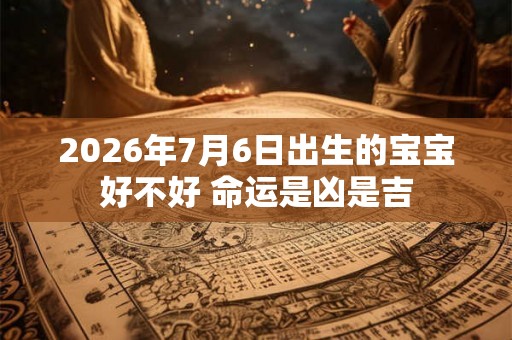 2026年7月6日出生的宝宝好不好 命运是凶是吉