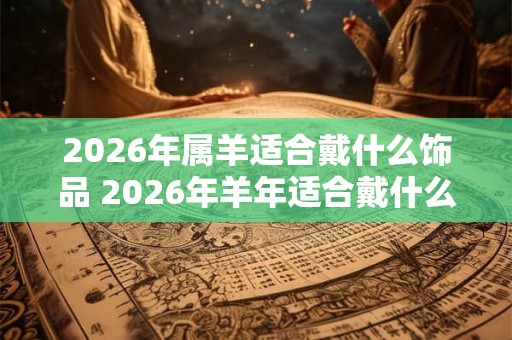 2026年属羊适合戴什么饰品 2026年羊年适合戴什么饰品