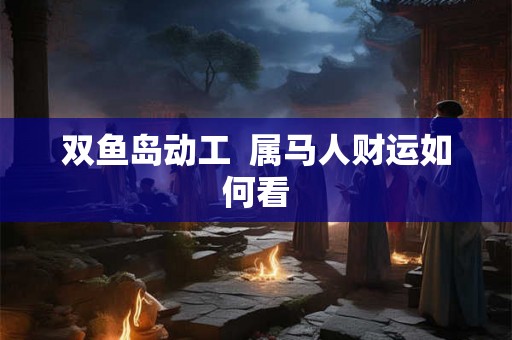 双鱼岛动工  属马人财运如何看