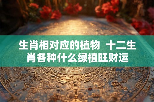 生肖相对应的植物 十二生肖各种什么绿植旺财运 生肖相对应的植物 十二生肖各种什么绿植旺财运