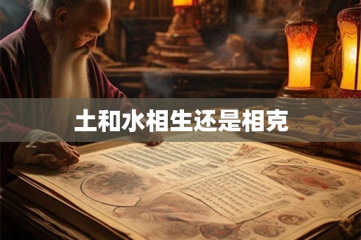 土和水相生还是相克