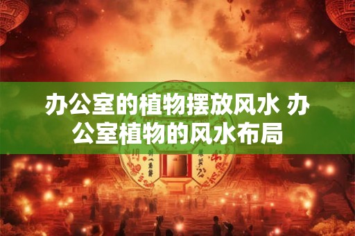 办公室的植物摆放风水 办公室植物的风水布局