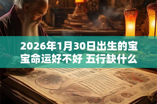 2026年1月30日出生的宝宝命运好不好 五行缺什么