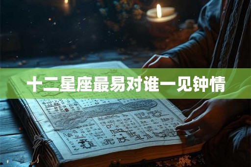 十二星座最易对谁一见钟情