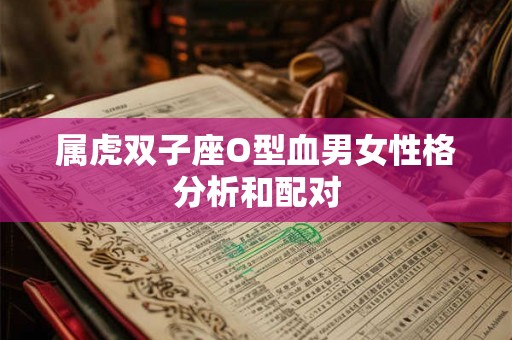 属虎双子座O型血男女性格分析和配对