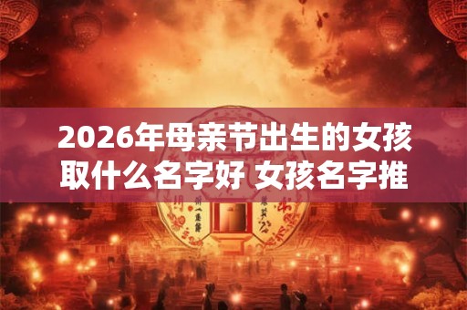 2026年母亲节出生的女孩取什么名字好 女孩名字推荐