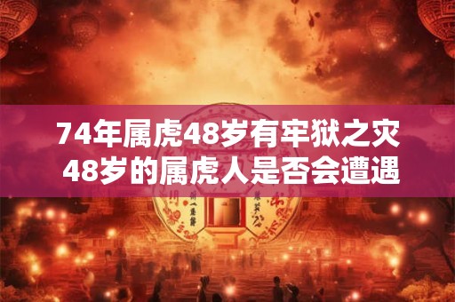 74年属虎48岁有牢狱之灾 48岁的属虎人是否会遭遇牢狱之灾