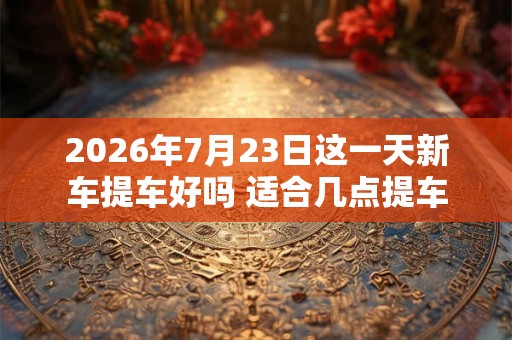 2026年7月23日这一天新车提车好吗 适合几点提车