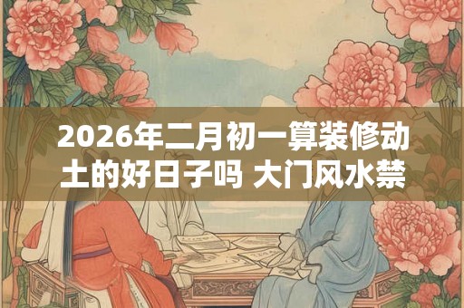 2026年二月初一算装修动土的好日子吗 大门风水禁忌