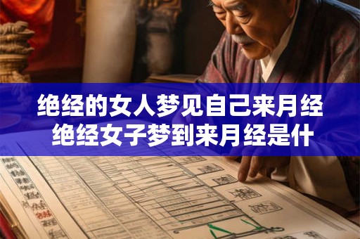 绝经的女人梦见自己来月经 绝经女子梦到来月经是什么预兆