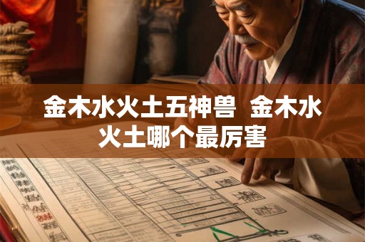 金木水火土五神兽  金木水火土哪个最厉害